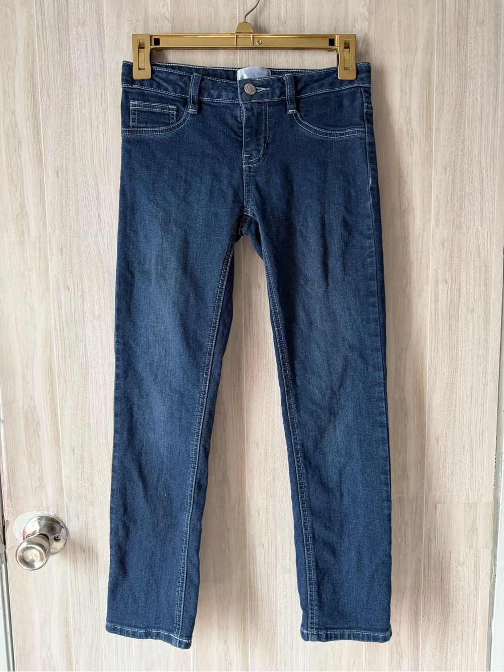 Kids Stretch Slim Jeans in Dark Blue